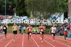 Decathlon 100 metres, 2024 EAP International Combined events, Hewcham, Northumberland.  Photo: David T. Hewitson/Sports for All Pics